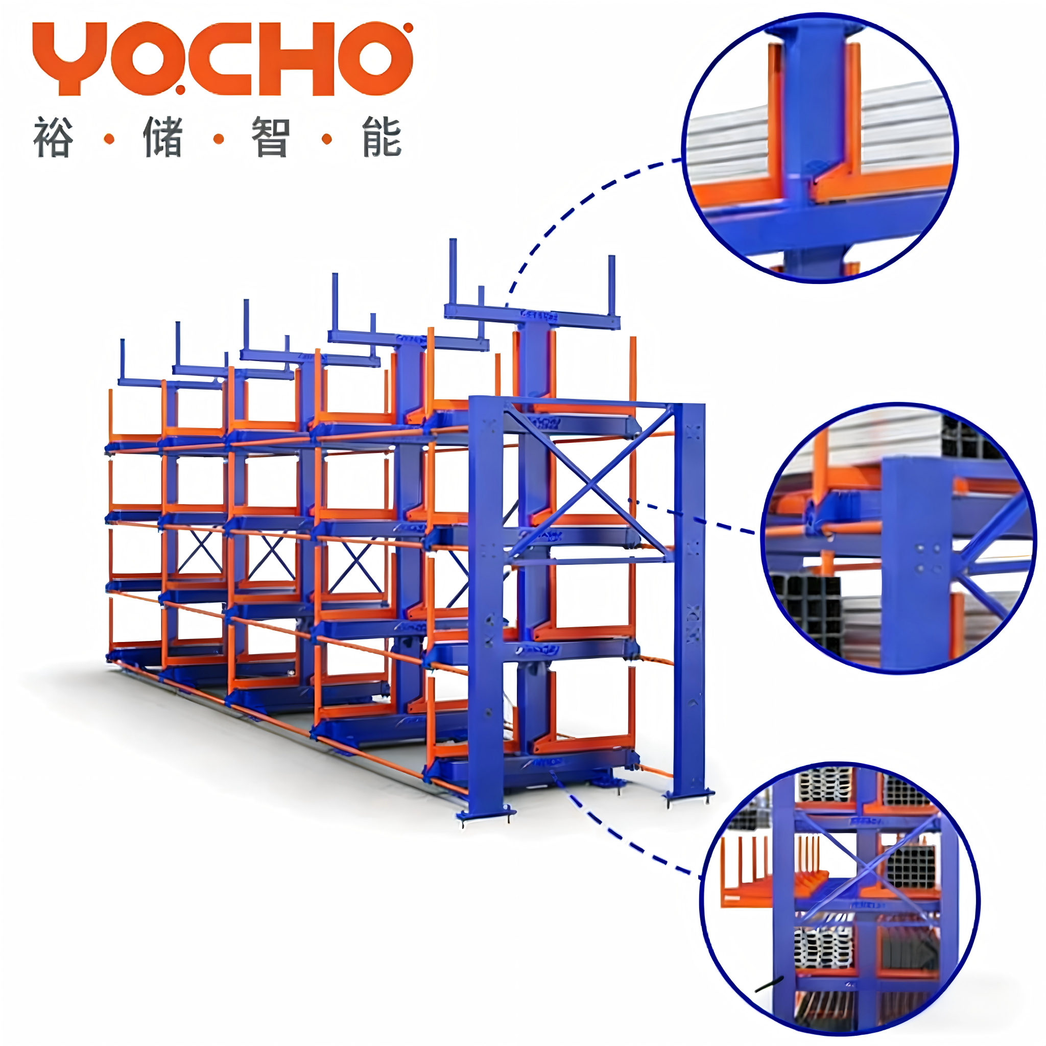Evolvunt Telescopic Cantilever Shelves