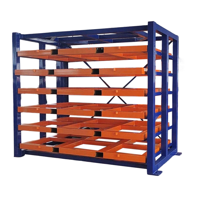 Summus facultas Forklift PRAECLUSIO Racks summus densitas Sheet Metal at Racing